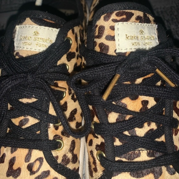 Kate Spade Leopard Print Women's Sneakers - Picture 6 of 7